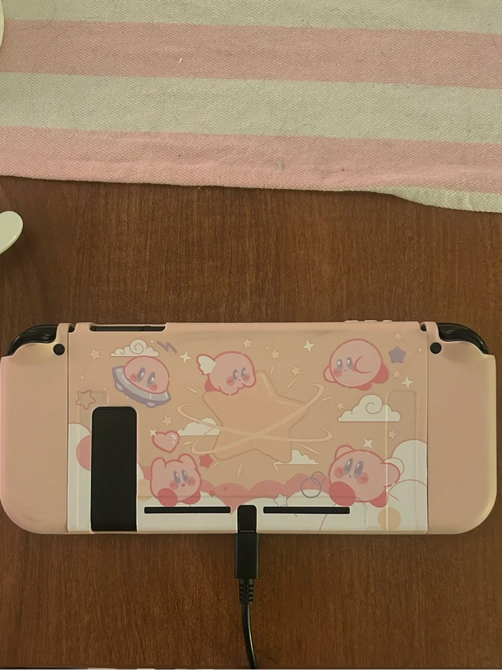 Nintendo Switch 1 Console with Pink Case